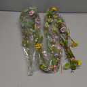 LLZLL Spring Daisy Garlands - 5FT/60IN Long, Multi Color, U-Shaped, Plastic & Polyester, Perfect for Spring/Summer/Easter Decor