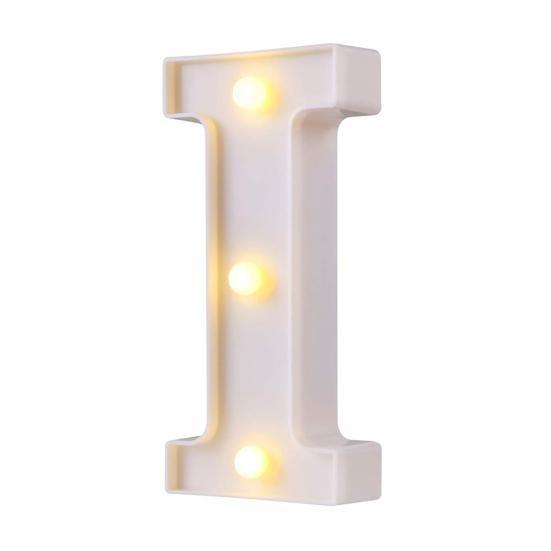 LED Light Up Letters, Warm White and Colorful Lighted Marquee Letters with Remote, Lighted Letter for Party Birthday Decorations, Gift for Girls Boys Night Light, Wedding Home Decor, Letter I