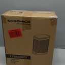 SONGMICS Bathroom Trash Can, 1.6-Gallon (6 L) Trash Bin with Lid, Slim for Small Spaces, Stainless Steel Garbage Can, Soft Close, Silver ULTB563E01