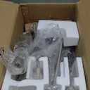 Sputnik Chandeliers Dining Room Light Fixture (10-Light, 32-Inch), Modern Brushed Nickel Chandelier, Height Adjustable Mid Century Modern Chandeliers for Living Room Entryway (Bulbs Not Included)