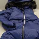 MOERDENG Women's Winter Windproof Warm Down Coats Waterproof Thicken Hooded fashions Puffer Jacket (X-Large, Dark Blue)