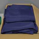 Fitable Elegant Rectangle Table Clothes, 6 Pack - 90 x 132 Inch, Navy - Reusable and Washable Tablecloths, Polyester Fabric Table Covers for Wedding, Party, Banquet, Formal Events