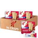 Special K Bar Pastry Crisps, Breakfast Bars, 100 Calorie Snacks, Strawberry (8 Boxes, 96 Count) (EXP 08/28/26)