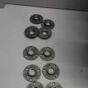 3/4 Cast Iron Floor Flange,Hellopet 10 Pack Industrial Steel Fixed Base Internal Flanges Pipe Fitting with Threaded Hole for Industrial Pipe, Furniture and DIY Decoration