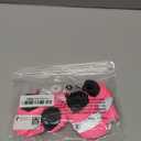 YAODHAOD Dog Shoes for Winter, Dog Boots & Paw Protectors, Fleece Warm Snow Booties for Puppy with Reflective Strip Anti-Slip Rubber Sole for Small Medium Size Dogs,Size 3: 1.5"x1.3" (L*W),Pink