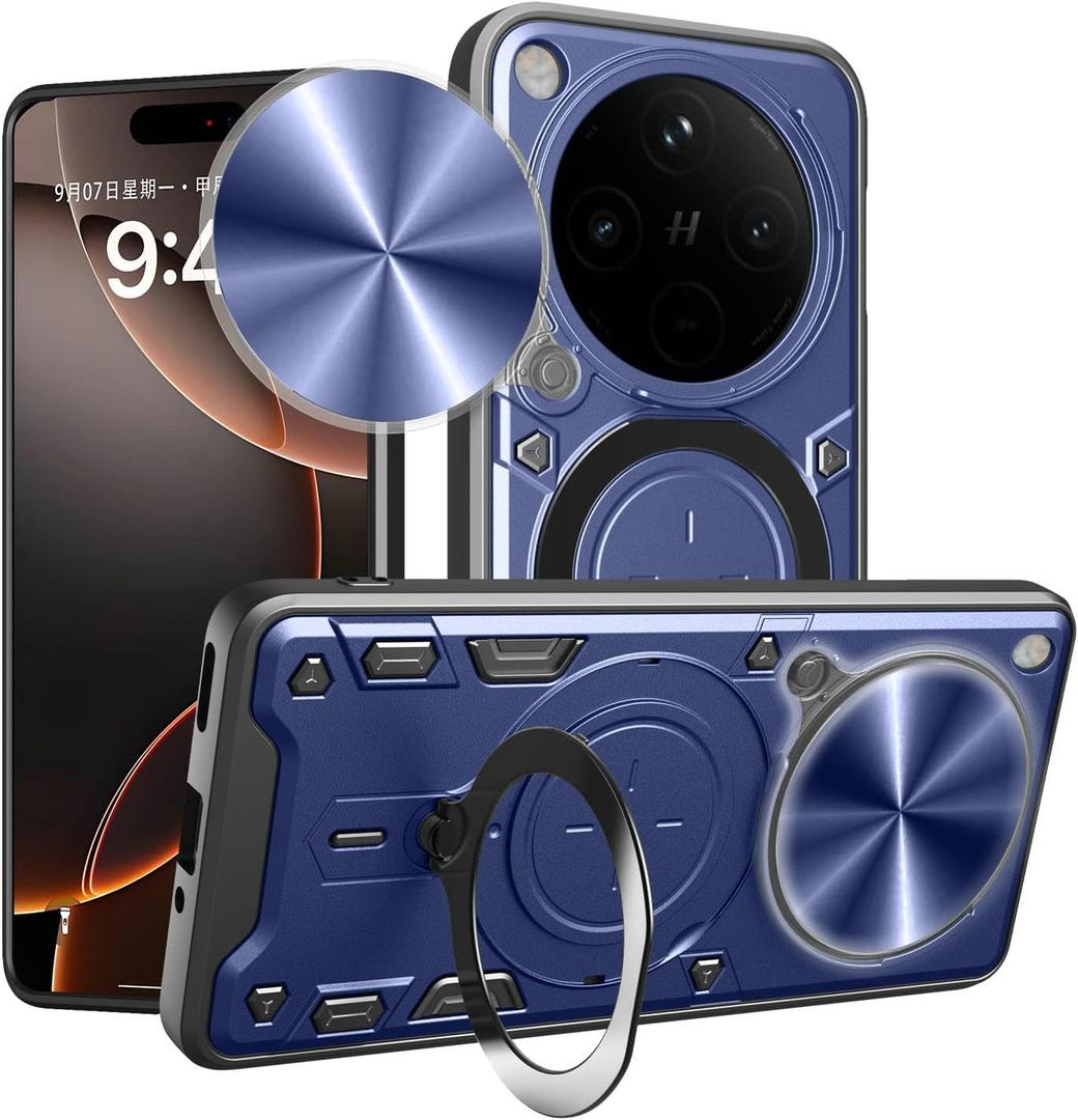 Compatible with Oppo Find X8 5G Case,with Slide Camera Lens Cover Compatible with Oppo Find X8 5G CPH2651 Case Blue