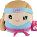 Barbie Cuuutopia Plush, 10-inch Soft Pillow Doll with Iconic 80s-Inspired Workout Look, Tactile Tie Belt & Long Ponytail, Collectible Toy