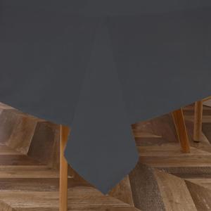 Majestic Giftware PVC Faux Leather Rectangle Tablecloths | (TCE9-54144) Black Waterproof & Spill Proof Dining Table Cover | Decorative Washable Tablecloth for Home, Kitchen, Party (54X144)