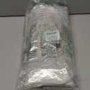 MIULEE Beige 84" Long Scalloped Shower Curtain Linen Textured with 12 Metal Hooks Cute Extra Long Heavy Duty Washable Waterproof Cloth Shower Curtains with Black Border for Bathroom Hotel Bathtub