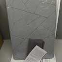 Stone Bath Mat - Grey Non-Slip Super Absorbent Diatomite Stone Bath Mats for Bathroom, Easy to Clean Diatomaceous Earth Mat (24×16In) Alfombra De Piedra para Baño, Diatomaceous Bath Mat 