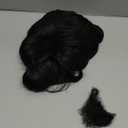 quickwig Short Body Wave Wig Glueless Short Wavy Bob Wigs Side Part Loose Wave Wigs for Women Shoulder Length Curly Synthetic Wig Lace Part Hair (Natural Black)
