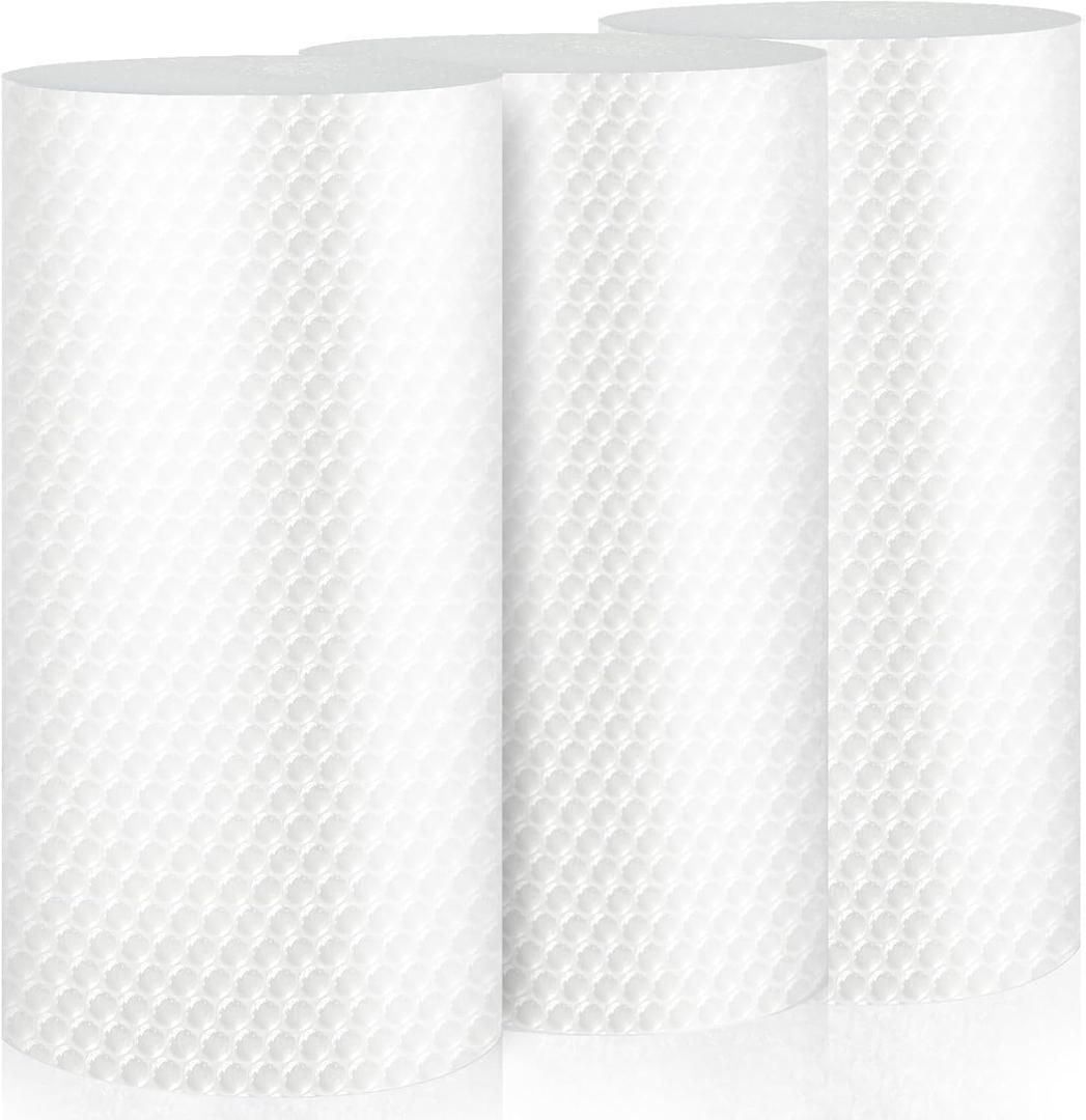 12 Inch x 32 ft Lightweight Bubble Cushioning Wrap Roll, 12"X394'' Nylon Bubble Cushioning Rolls, Fragile Packing Supplies for Shipping, Mailing and Moving Packing Supplies(3Roll 12"X1182'')