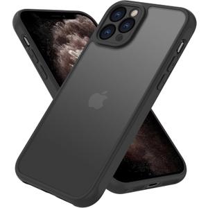 for iPhone 11 Pro Matte Phone Case,Lightweight Phone Case,Shockproof with Anti-Fingerprint Phone Cover, for iPhone 11 Pro 5.8 inch (Black, iPhone 11 Pro)