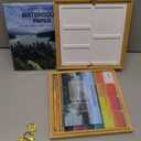 ARTISTRO x HANNAH M.P Professional Watercolor Paint Set Limited Edition with 24 colors in Bamboo Wooden Box (6ml XL Pans) - 2 Brushes, Watercolor Paper, Mixing Tray - Watercolor Set for Professionals made by professionals