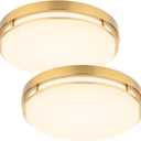 2Pack LED Flush Mount Ceiling Light Fixture 16inch 35W