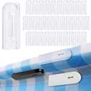 Tablecloth Clips,Clear Table Cloth Holder Clips,Self-Adhesive Windproof Table Cover Clamps for Outdoor Picnic Folding Tables,Indoor,Camping,Weddings,Birthday,Graduation Parties,Holidays(32PCS)