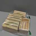 Make Market 5" Wooden Crate - Unfinished Wood Crate for Storage, Decorative Display, Arts & Crafts, Made of 100% Cedar - Bulk 24 Pack