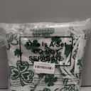 Breling 2 Pcs St. Patrick's Day Hand Towels Green White Shamrock Bathroom Towels 100% Cotton Highly Absorbent Soft Kitchen Dish Irish Gift for Spring St. Patrick Holiday Decorative, 13 x 29 Inch