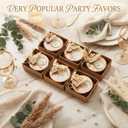 24 Pcs Wedding Candle Holders - Bridal Shower Favors, Rustic Souvenirs for Guest Gifts, Party Decorations