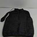 Women's Lightweight Water-Resistant Packable Puffer Vest Sleeveless Quilted Puffer Vest Outerwear (X-Large, Black)