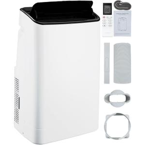 14000 BTU Portable Air Conditioner with Remote Control, 3-in-1 Free Standing Cooling AC Unit with Fan & Dehumidifier for 750 Sq Ft Rooms,Smart/Sleep Mode,3 Speed,Auto Swing,24H Timer