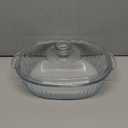 M MCIRCO 4-Piece Glass Casserole Baking Dish, Set of 2 Casseroles With Glass Lids, 1.9 Qt and 3 Qt