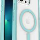 OtterBox Clear case with colorful grip edge for iPhone 13 Pro Max (Only) - DISCOVERY (Clear/Light Blue), Set Of 2
