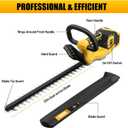Cordless Hedge Trimmer for DEWALT 20V MAX Battery, 20-inch Electric Bush Shrub Edge Trimmer, Brushless Motor, Powerful & Lightweight (Only Tool)