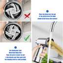 Metal Food Grinder Attachments for KitchenAid Stand Mixers, Meat Grinder, Sausage Stuffer, Perfect Mixer Attachment for KitchenAid Mixers, 15pcs Meat Grinder Accessories Set, Silver