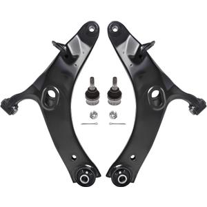 AUQDD 4Pc Suspension Front Lower Control Arm and Ball Joint Compatible With 2016-2017 Su-baru Crosstrek, 2013-2015 XV Crosstrek (Replace # K623560 K623561 20202FJ040 20202FJ050 K9513 20206AJ000)