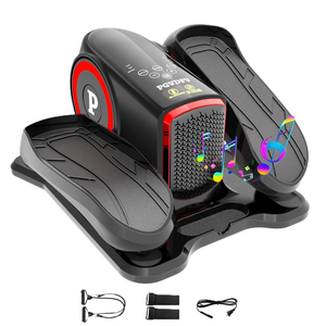 PGVDFV Under Desk Elliptical Machine, Elliptical Leg Exerciser with Bluetooth Speaker