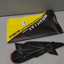 Compatible Kawasaki Ninja 400 Motorcycle Tank Pad Kit Side Knee Guard Sticker Fuel Tank Protector (Black)