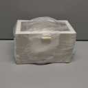 SONGMICS Stackable Jewelry Trays, 4-Tier Jewelry Box, Drawer Jewelry Organizer, with Glass Lid, Removable Dividers, for Vanity Table, 6.7 x 11 x 7.2 Inches, Gift Idea, Cloud White UJBC164W01