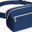 Navy Blue Crossbody Belt Bag for Women – Stylish Fanny Pack, Functional and Fashion Waist Packs for Travel, Festivals, and Everyday Use