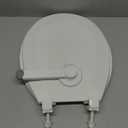 Baby Toilet Lock by Wappa Baby - 9"L x 4"W - Ideal Baby Proof Toilet Lid Lock - No Tools Needed Easy Installation with 3M Adhesive - Top Safety Toilet Seat Lock - Fits Most Toilets - White (1 Pack)