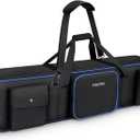 YOREPEK Tripod Carrying Case Bag 50.5", Resistant Light Stand Bag with 2 Removable Padding, Photo Studio Equipment Case for Tripods, Monopods, Speaker Stands, Umbrellas, Gear, Mic Stand, Tent Pole