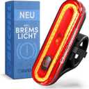 COB Bike Tail Light - Brake Sensing Technology - Ultra Bright Bike Rear Light LED -and Tool-Free Mounting I Rechargeable and Long-Lasting Rear Bike Light - Bicycle Lights for Night Riding