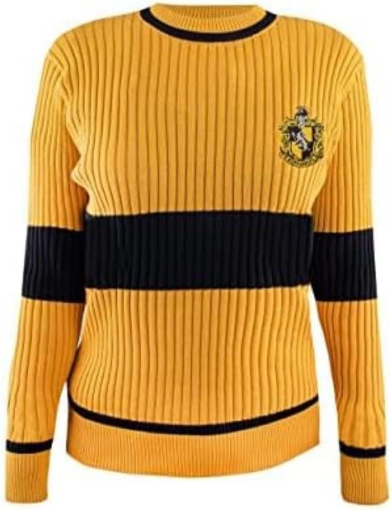 Cinereplicas Harry Potter - Quidditch Sweater Gryffindor/Slytherin/Ravenclaw/Hufflepuff - XS/S/M/L/XL - Official License (XL)