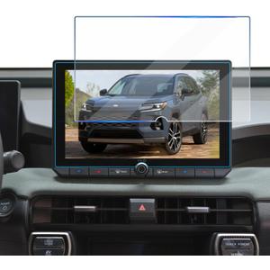 Tempered Glass Screen Protector for Toyota RAV4 2026,Infotainment Navigation Screen Film Compatible With LE SE XLE Premium Woodland Car Accessories - 10.5 inch