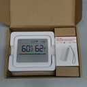 SwitchBot CO2 Detector, Air Quality Monitor Indoor, CO2 Monitor for CO2/TEMP/Humidity, Portable Carbon Dioxide Detector for Home/Car/Office/Greenhouse