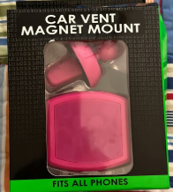 DI Watch US Car Mount - Magnetic Pink
