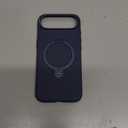 TORRAS Q3 Silicone 360 Spin for iPhone Air Case with Stand, Fit for MagSafe, Magnetic Ring Kickstand with Camera Control, Liquid Silicone Rubber Soft Phone Case for iPhone 17 Air 6.5'', Deep Blue