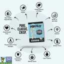 POPFULLY Sea Salt & Pepper Popcorn, Sharing Bags, Savory Flavor, Big Pop, Micro Popcorn Bags - 3-Pack (EXP 12/24/26)