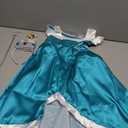 JieJieko Girls Princess Costume One Shoulder Fancy Dress Gowns with Accessories for Halloween Cosplay (5-6 years)