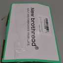 New brothread - 18 Options - Multi-Purpose 100% Mercerized Cotton Threads 50S/3 600M(660Y) Each Spool for Quilting, Serger, Sewing and Embroidery - 24 Basic Colors