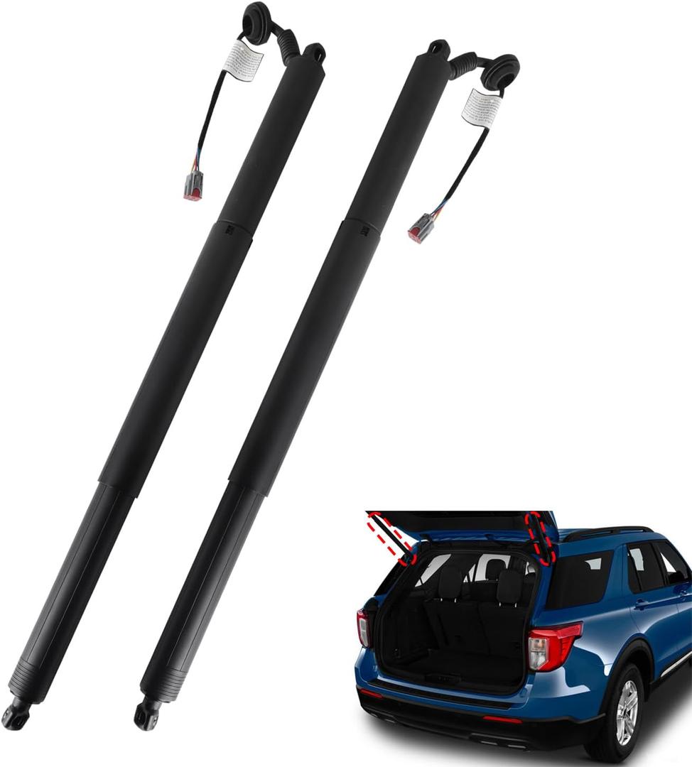 Rear Liftgate Power Support Shock Strut Compatible with 2020-2024 Ford Explorer 2019 Police Interceptor Utility, Electric Tailgate Lift Actuator Replaces OE# LB5BS402A55AE 3A707255 (Pair)