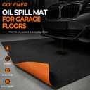 Heavy Duty Oil Spill Mat, Oil Mat, Garage Floor Mats for Under Car, 72"x96"
