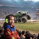 Noise Cancelling Ear Muffs: SNR27.4 Noise Cancelling Headphones for Adults Kids Ear Protection for Monster Jam Autism Sensory Concerts Fireworks- 2 Pack Green & Pink