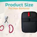 2-in-1 Pet Nail Cat Dog Clpipper Kit, Electrostatic Gloves & Nail Clipper Grooming Set for Dogs & Cats -Removes Hair from Furniture, Car Seats, Carpets & Curtains.