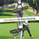 Lightweight Golf Stand Bag, 4-Way Full-Length Dividers, Holds Up to 10 Clubs, 3.7 lbs Golf Bag with Dual Straps & Stand for Driving Range, Par 3, and Standard Courses